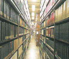 写真：市政専門図書館の蔵書